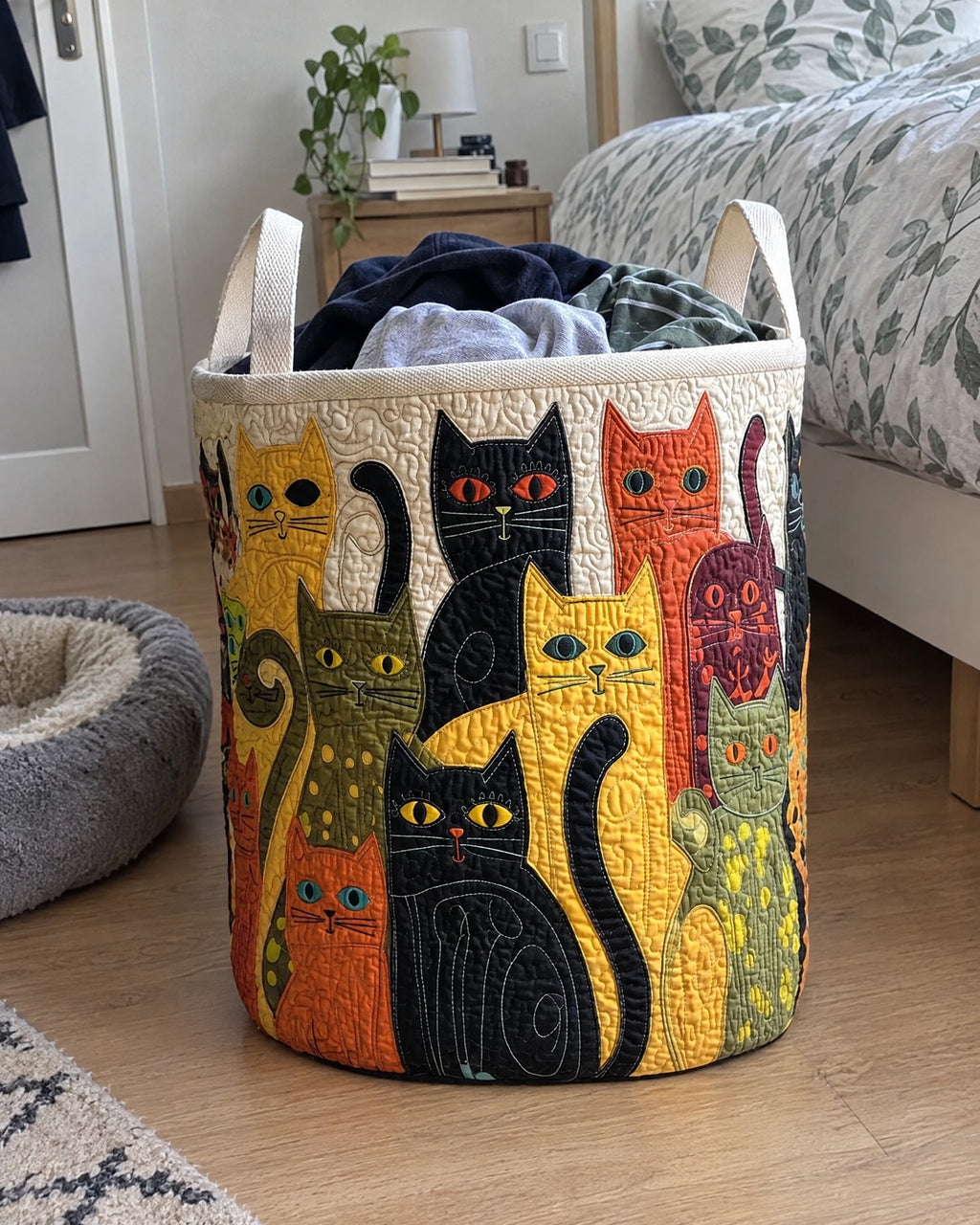 Panier à linge - Carnaval chaleureux de chats
