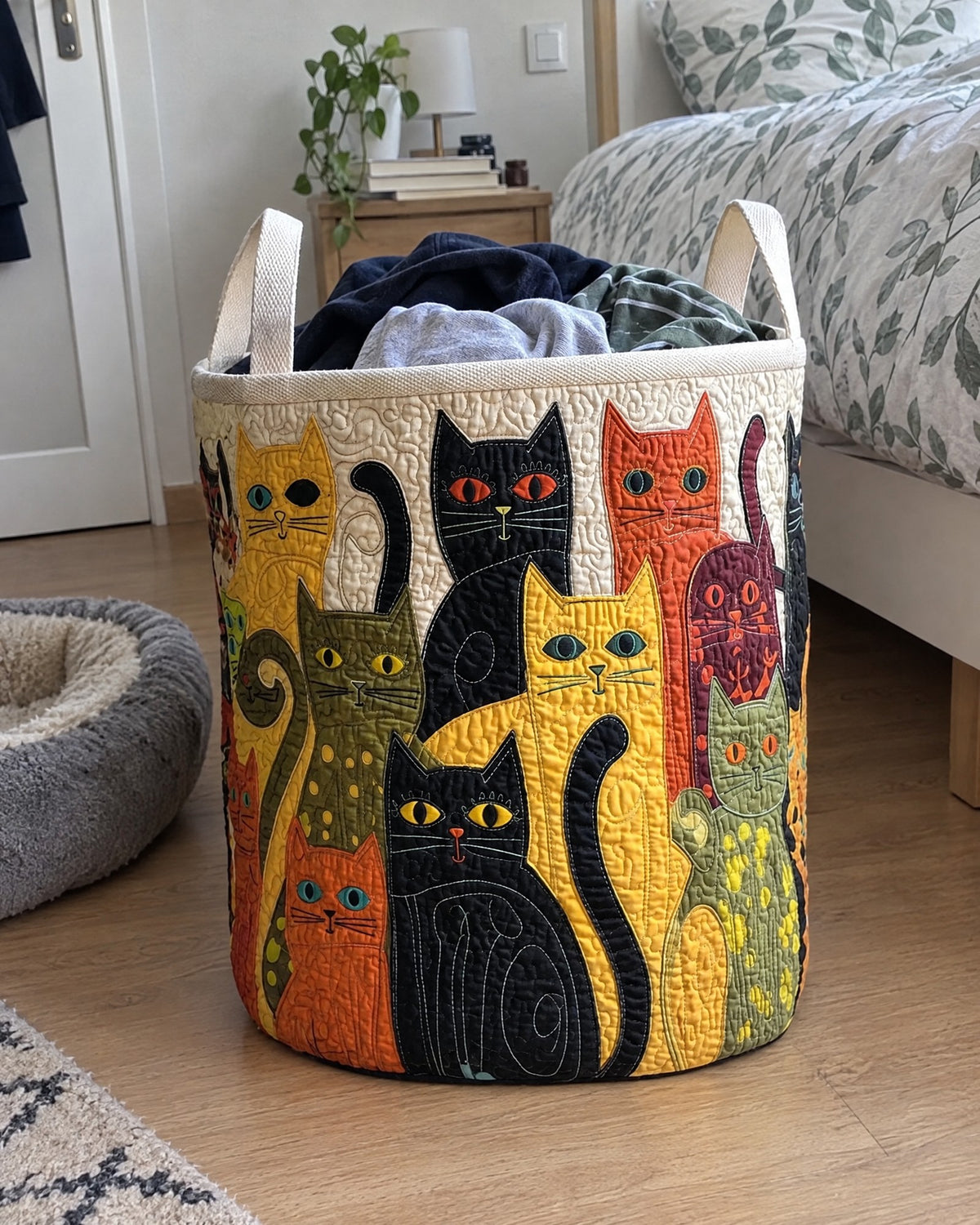 Panier à linge - Carnaval chaleureux de chats