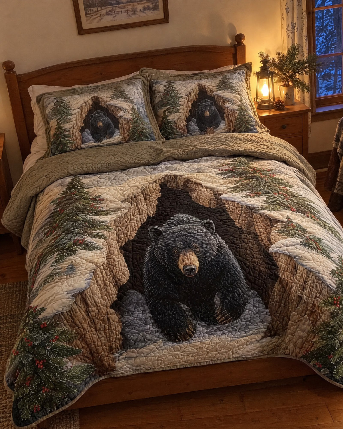 Parure de lit - Ours noir