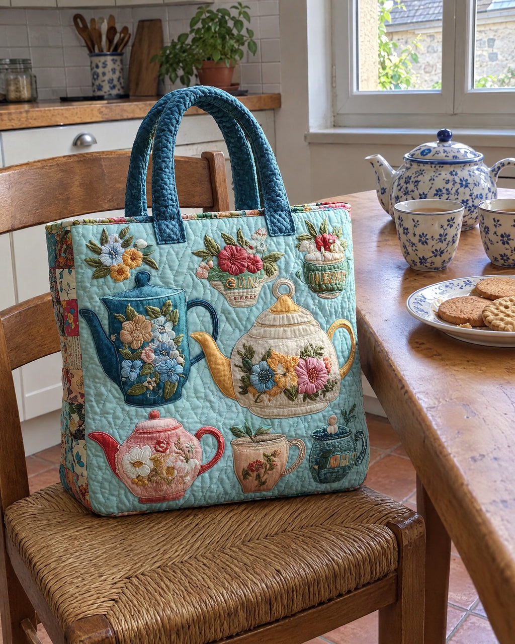 Sac artisanal - L’heure du thé