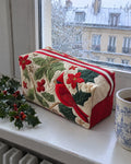 Trousse de maquillage - Cardinal dans le houx