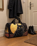 Sac de voyage - Chat sous la lune dorée