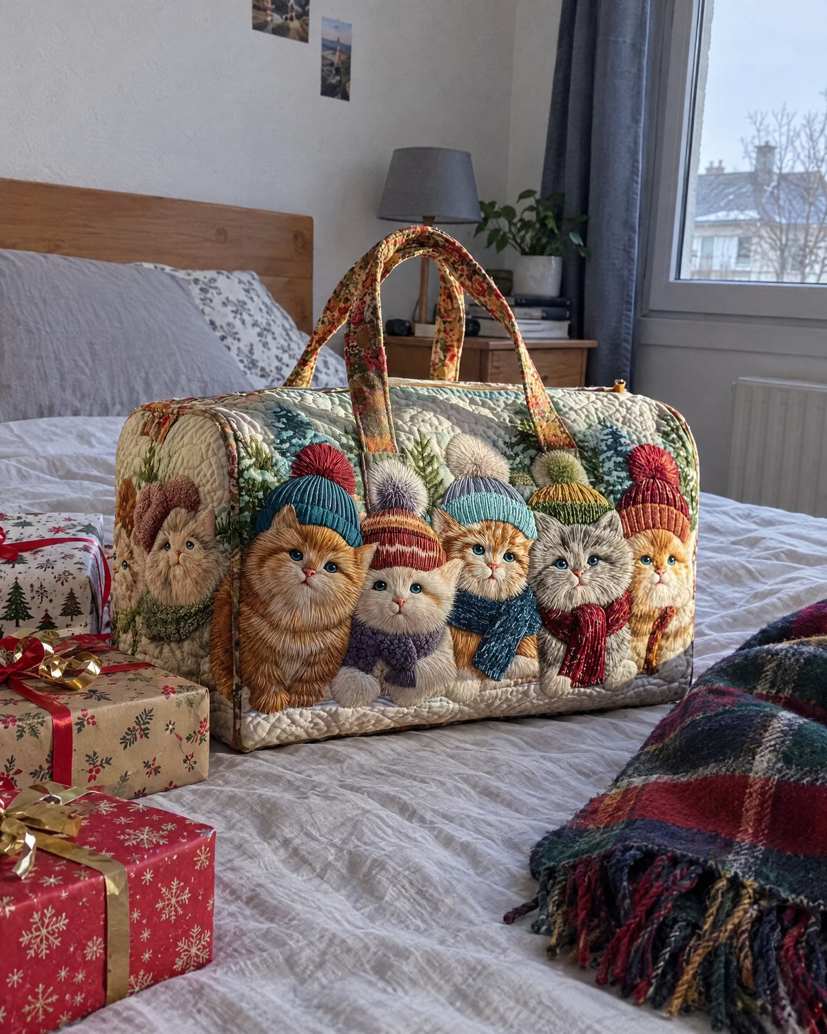 Sac de voyage - Chatons d’hiver