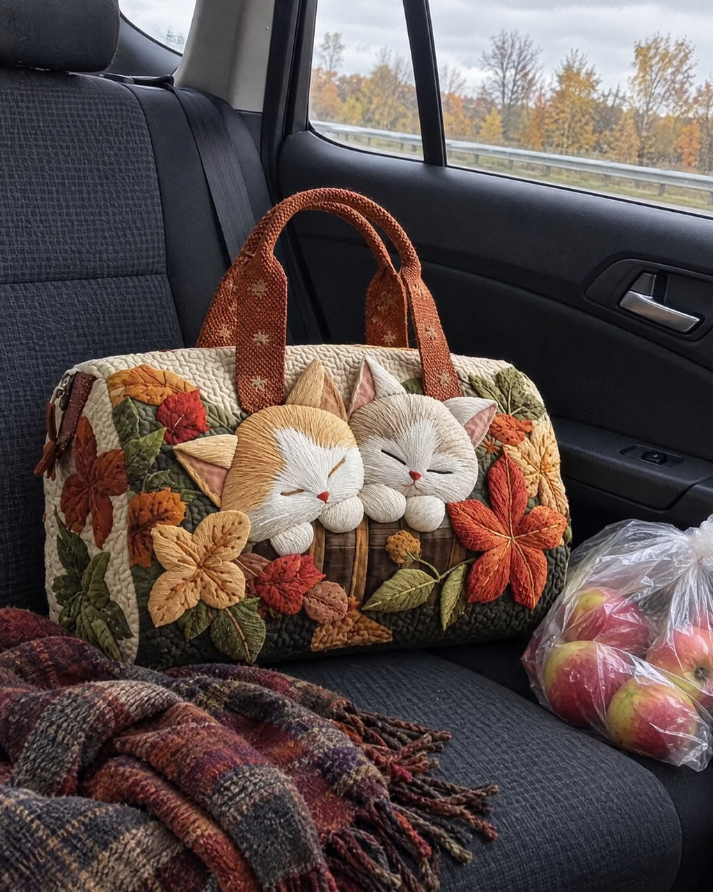 Sac de voyage - Chatons d'automne