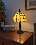 Lampe de table - Diamants dorés