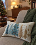 Housse de coussin - Forêt festive