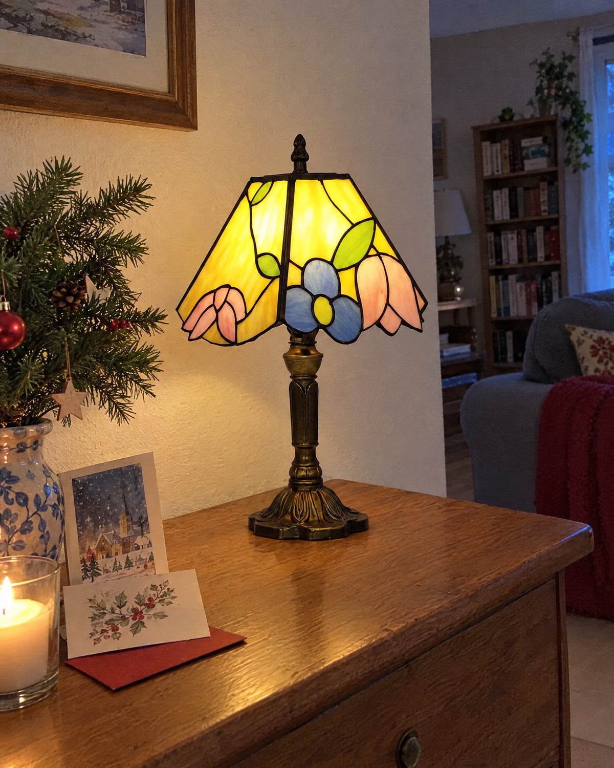 Lampe de table - Jardin doré