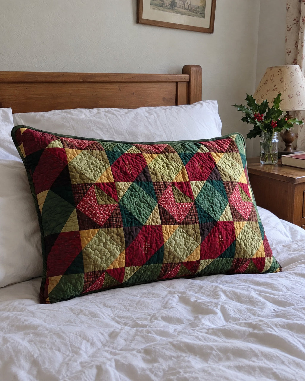 Housse de coussin - Rêves de houx