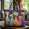 Sac artisanal - Poules de couleurs