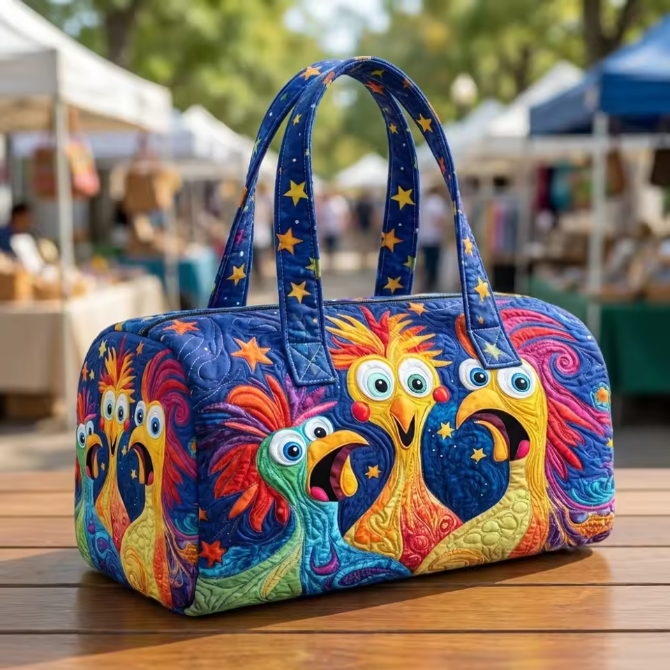 Sac de voyage - Poules étoilées