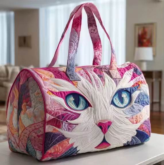 Sac de voyage - Petite chatte rose