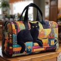 Sac de voyage - Chat noir lecteur