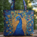 Sac artisanal - Paon bleu