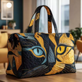 Sac de voyage - Chat doré