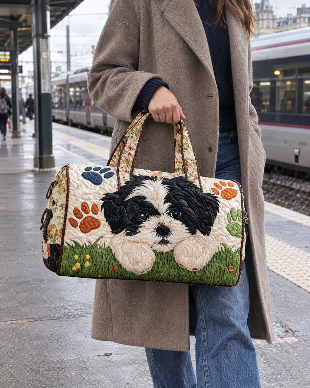 Sac de voyage - Petit chien aux jolies pattes