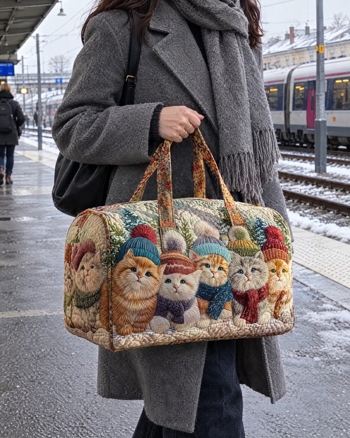 Sac de voyage - Chatons d’hiver