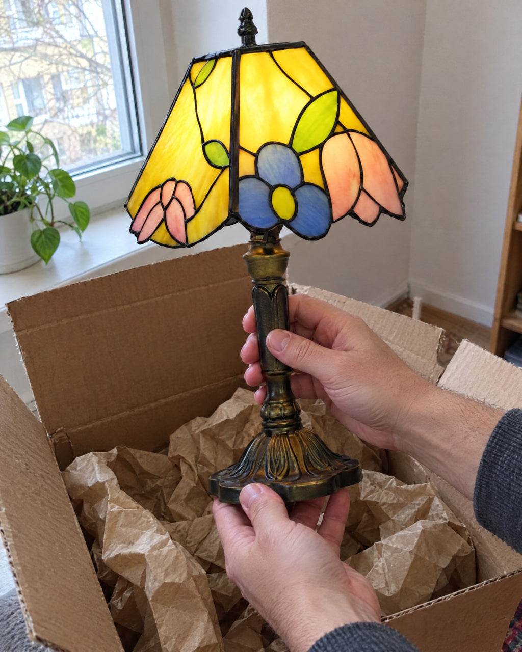 Lampe de table - Jardin doré