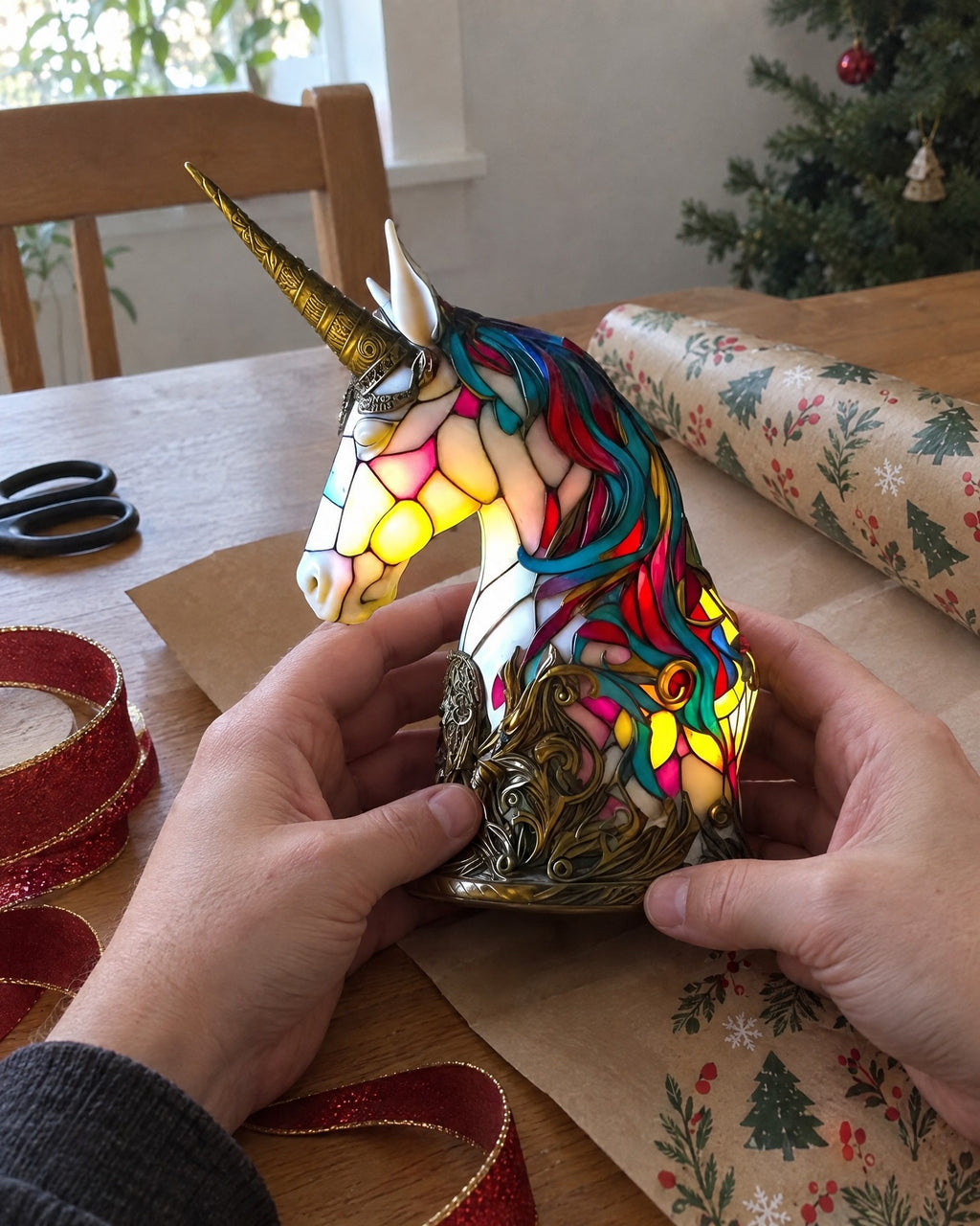 Lampe licorne – Lune