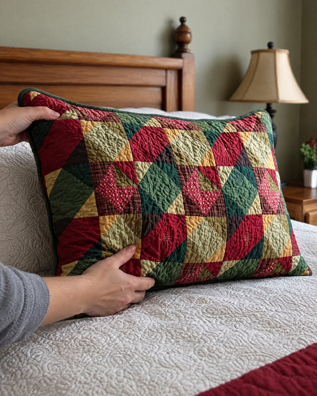 Housse de coussin - Rêves de houx
