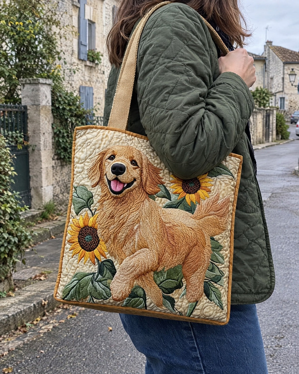 Sac artisanal - Golden retriever