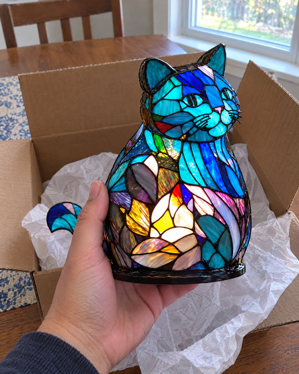 Lampe chat – Géraldine