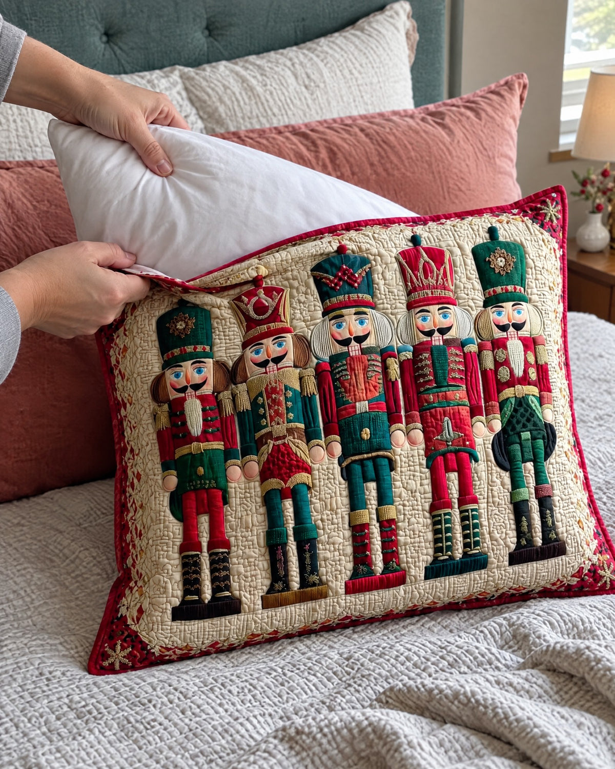 Housse de coussin - Défilé de casse-noisettes