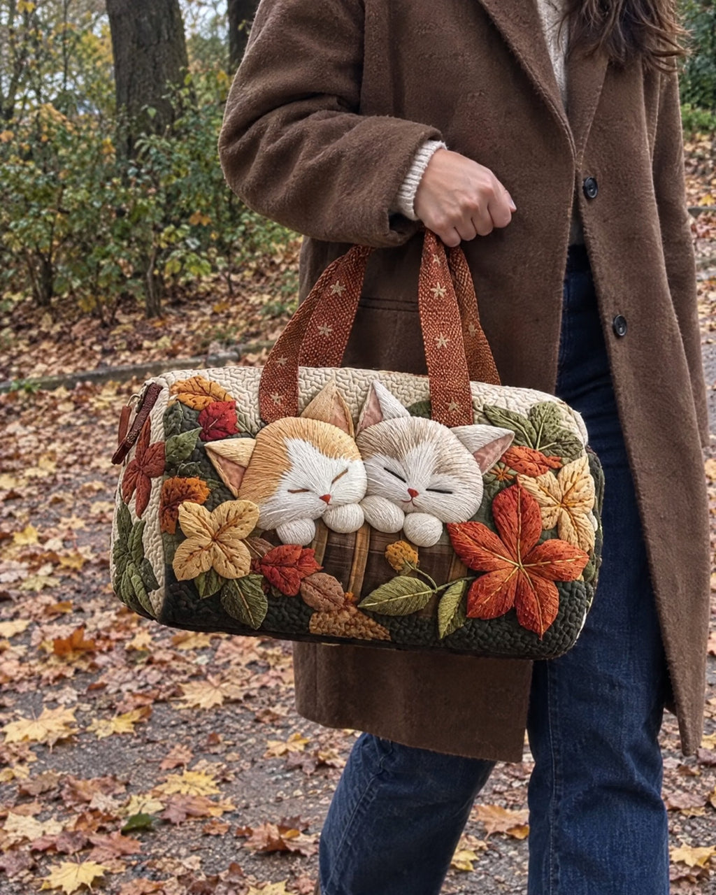 Sac de voyage - Chatons d'automne