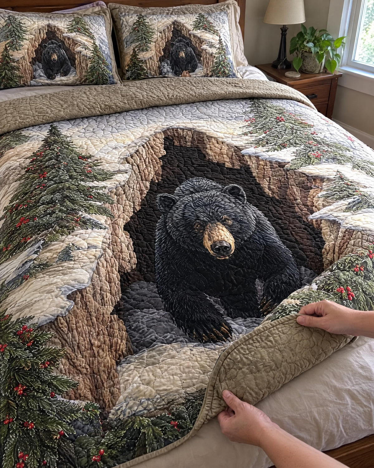 Parure de lit - Ours noir