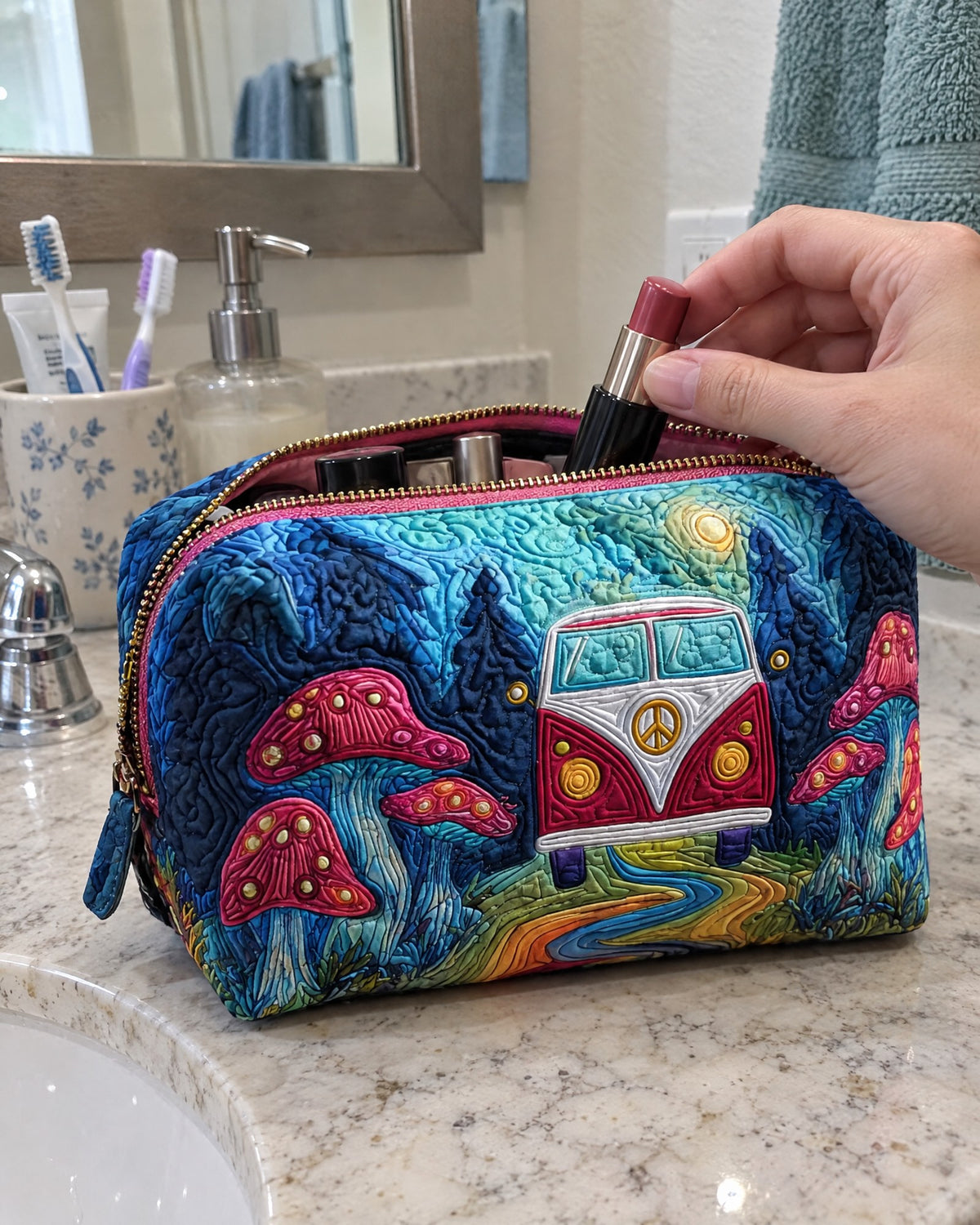 Trousse de maquillage - Promenade au clair de lune