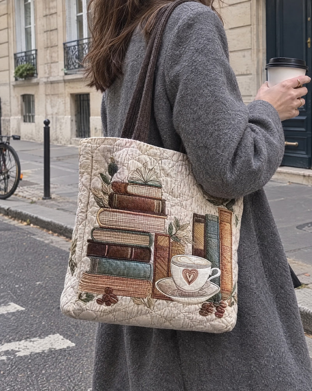Sac artisanal - Café parmi les livres