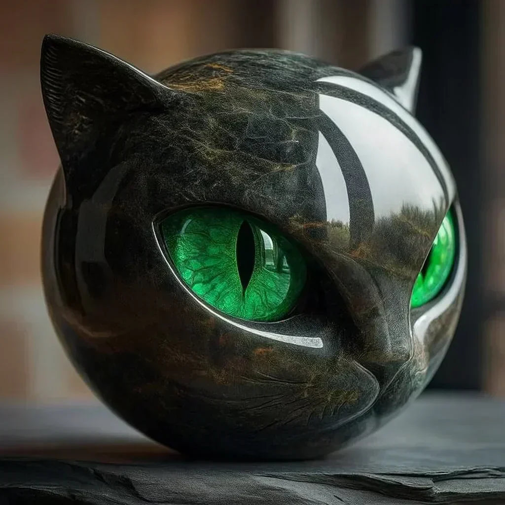 Sculpture chat noir – Nyx