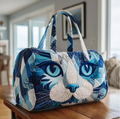 Sac de voyage - Chat bleu