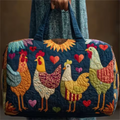 Sac de voyage - Poules des champs