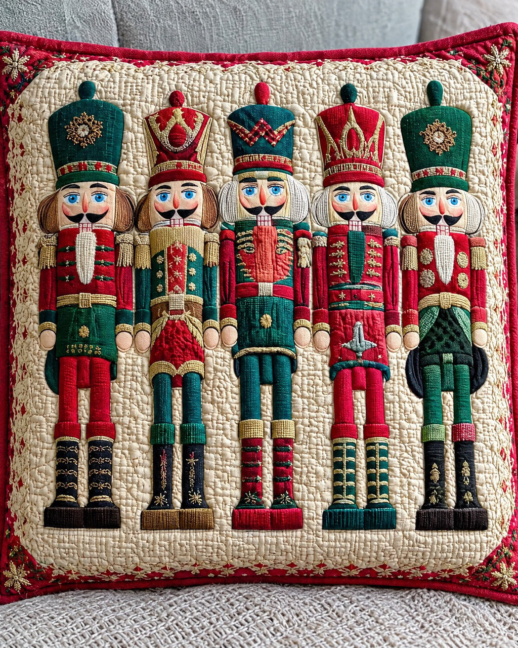 Housse de coussin - Défilé de casse-noisettes