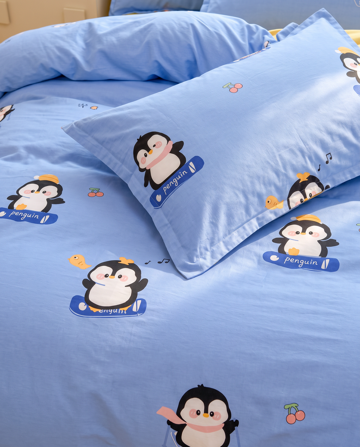 Housse de couette enfant - Pingouins