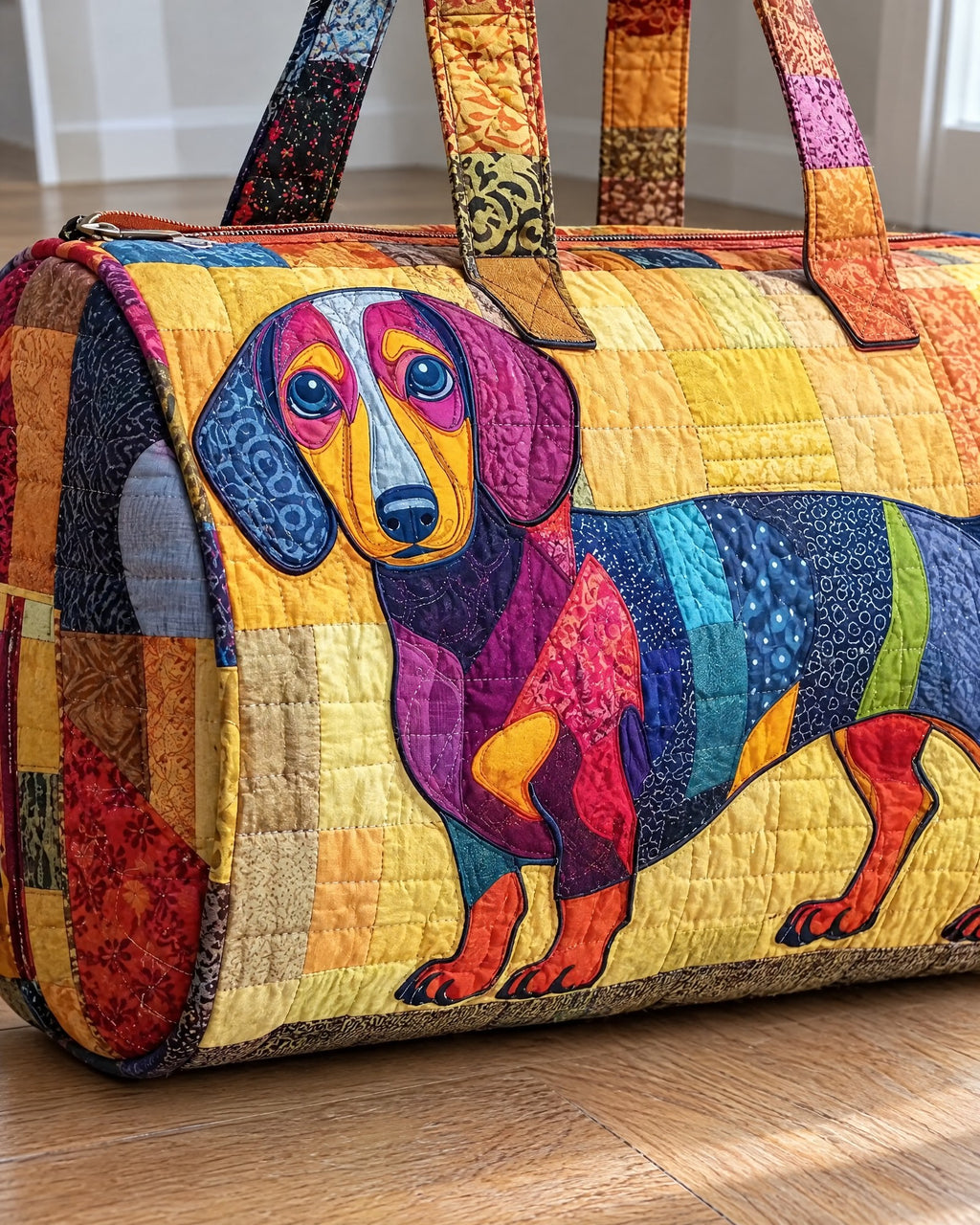 Sac de voyage - Teckel multicolore