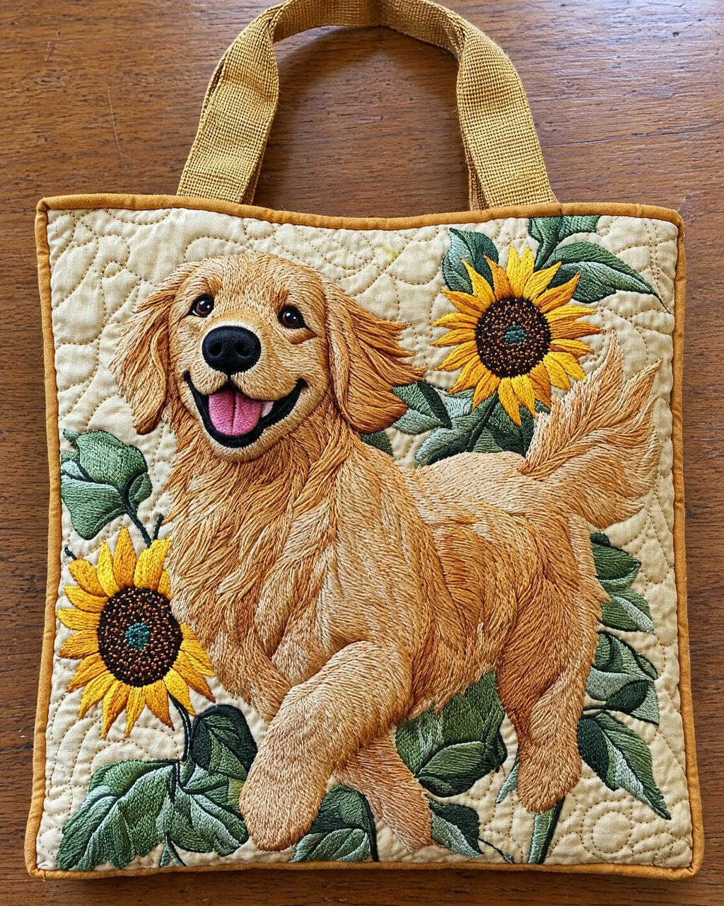 Sac artisanal - Golden retriever
