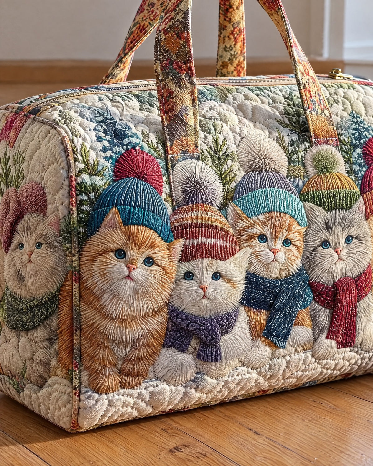 Sac de voyage - Chatons d’hiver
