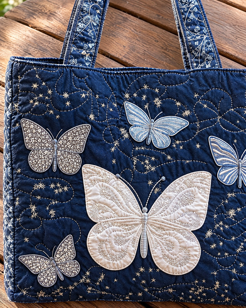 Sac artisanal - Papillon argenté
