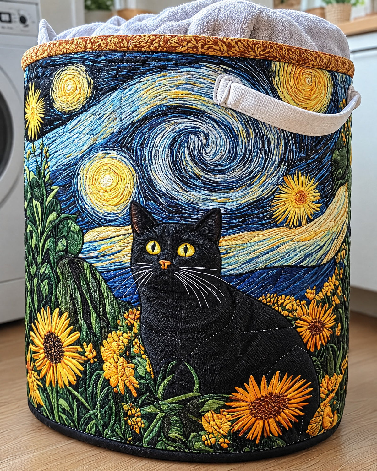 Panier à linge - Chat malicieux