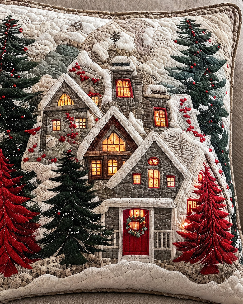Housse de coussin - Rêve de nuits froides