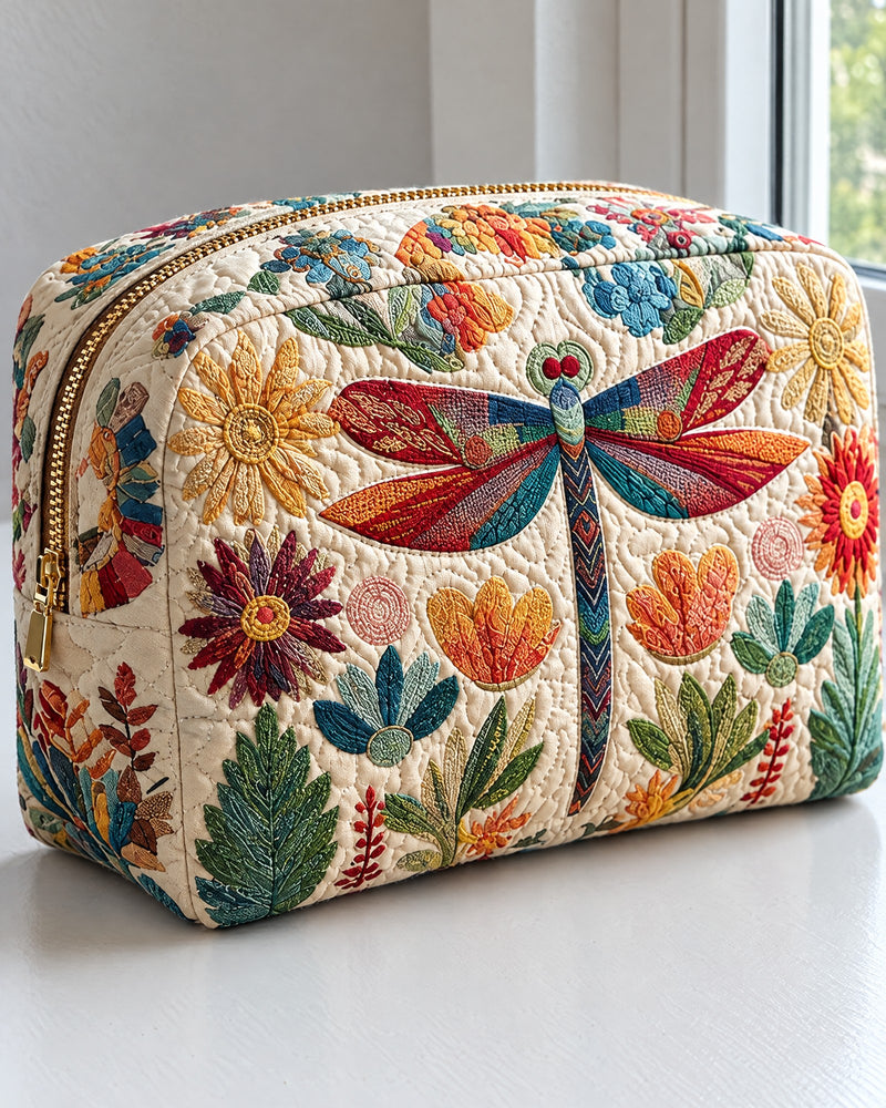 Trousse de maquillage - Matelassée céleste