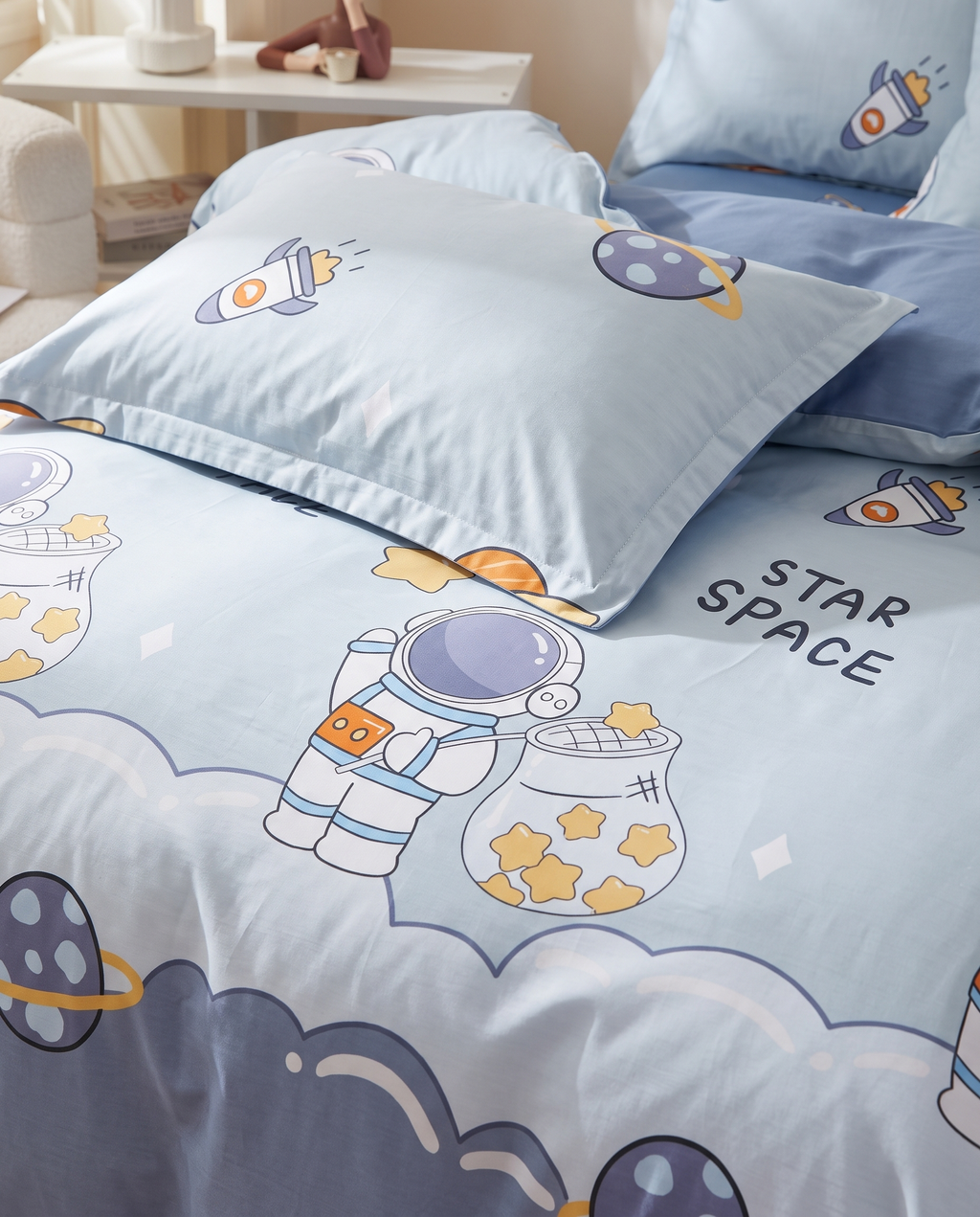 Housse de couette enfant - Astronautes