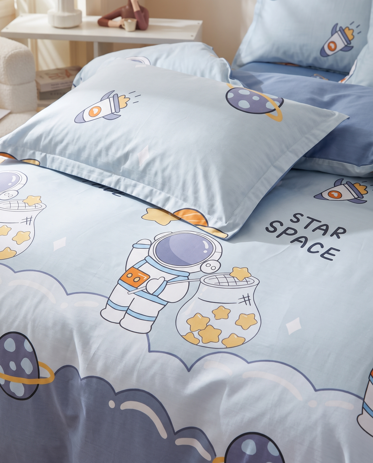 Housse de couette enfant - Astronautes