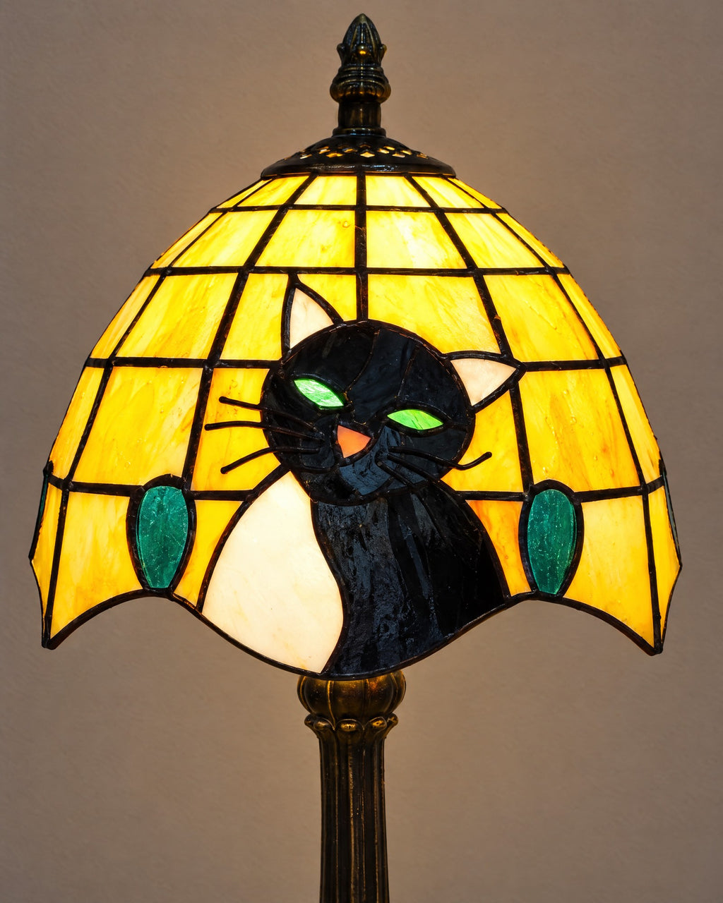 Lampe de table - Yeux verts