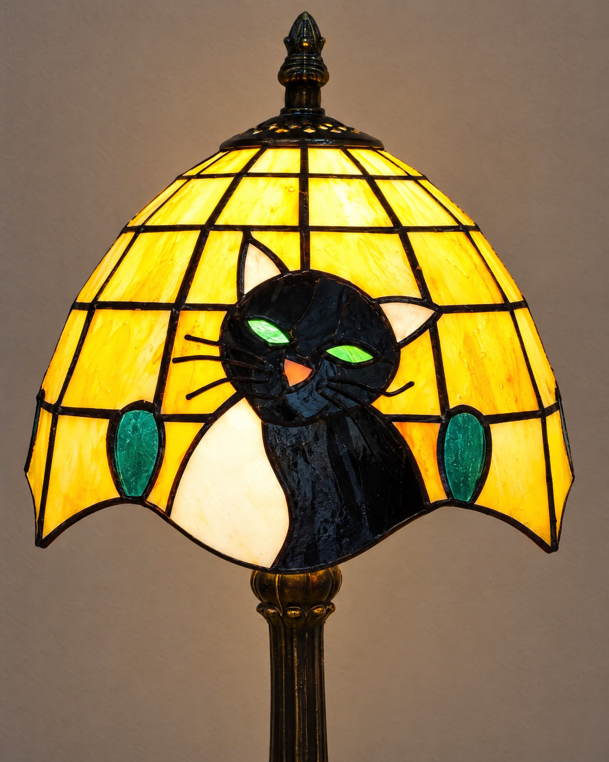 Lampe de table - Yeux verts