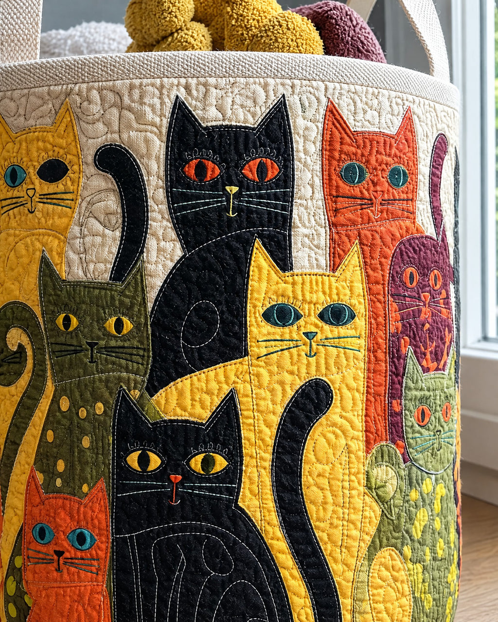 Panier à linge - Carnaval chaleureux de chats