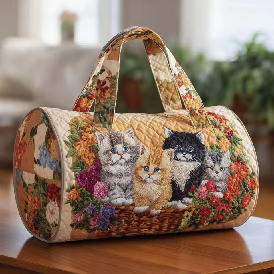 Sac de voyage - Chatons du jardin