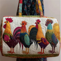 Sac de voyage - Coqs colorés