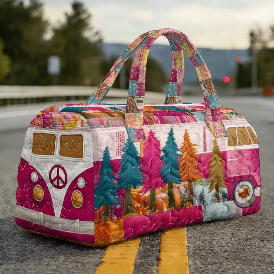 Sac de voyage - Route rose
